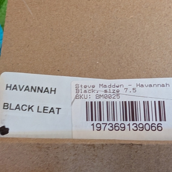 Steve Madden Havannah Black Leather Ankle Booties Size 7.5 NEW - Picture 11 of 11